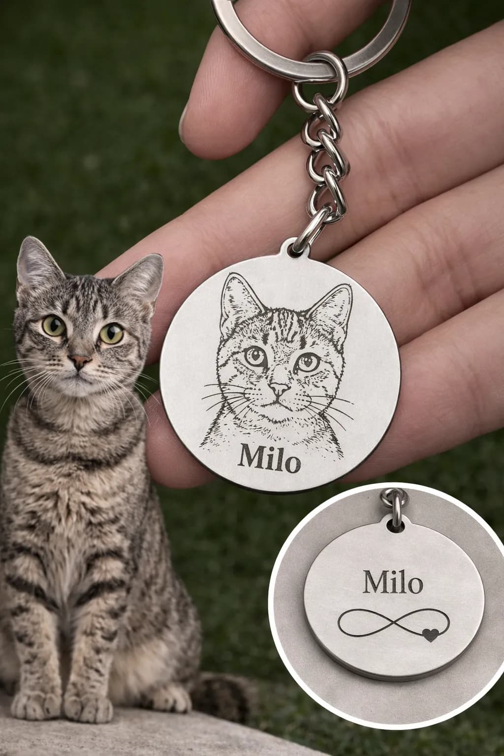 Llavero Personalizado — regalo personalizado con grabado láser