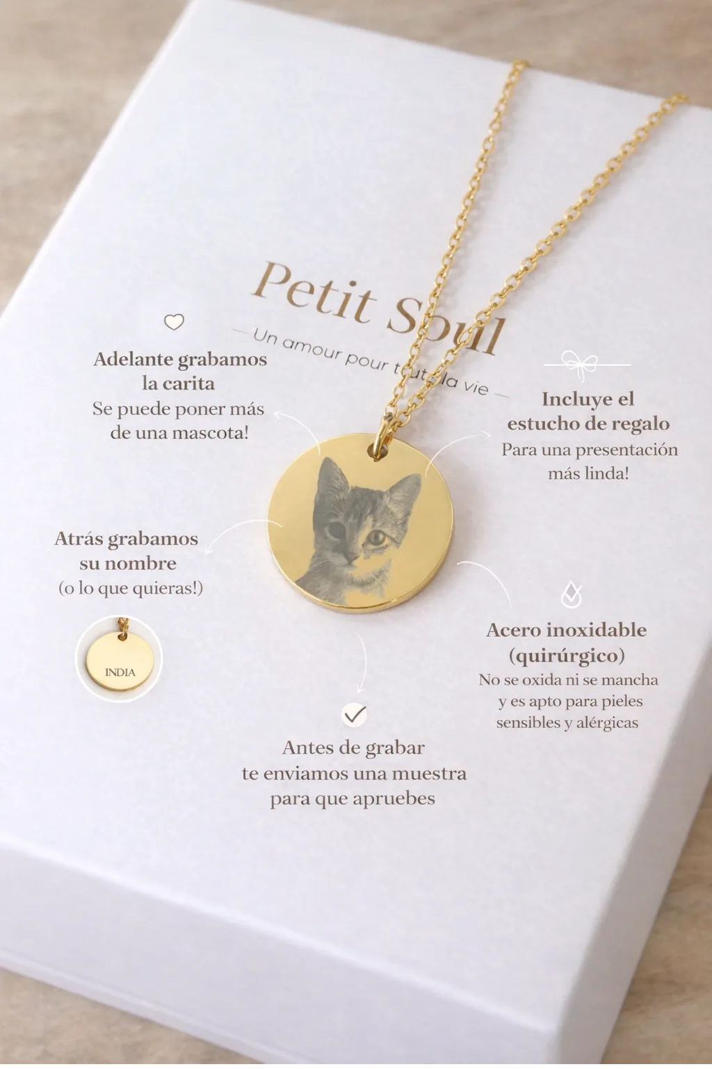Regalo personalizado con grabado láser — Petit Soul